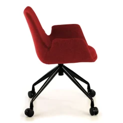 Sedia Girevole Glamm, con ruote, Resistente