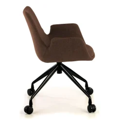 Sedia Girevole Glamm, con ruote, Resistente