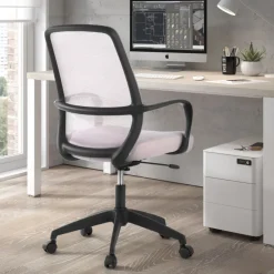 Sedia Girevole Ufficio Grace, meccanismo basculante, rete
