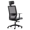 Sedia Girevole Ufficio Kana, schienale ergonomico, poggiatesta