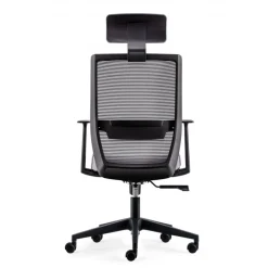 Sedia Girevole Ufficio Kana, schienale ergonomico, poggiatesta