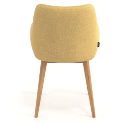 Sedia Nordica Nora, Gambe in legno, Certificata