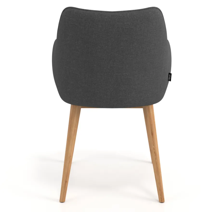 Sedia Nordica Nora, Gambe in legno, Certificata