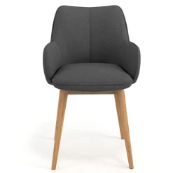 Sedia Nordica Nora, Gambe in legno, Certificata
