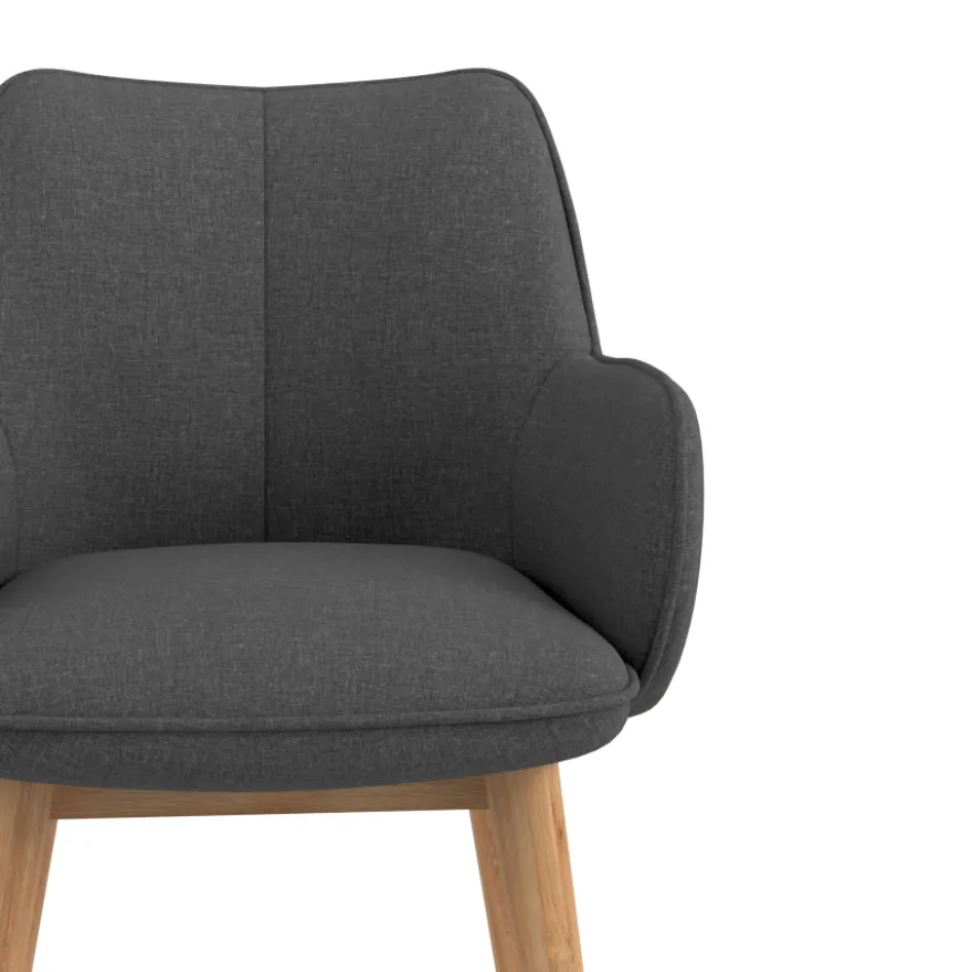 Sedia Nordica Nora, Gambe in legno, Certificata