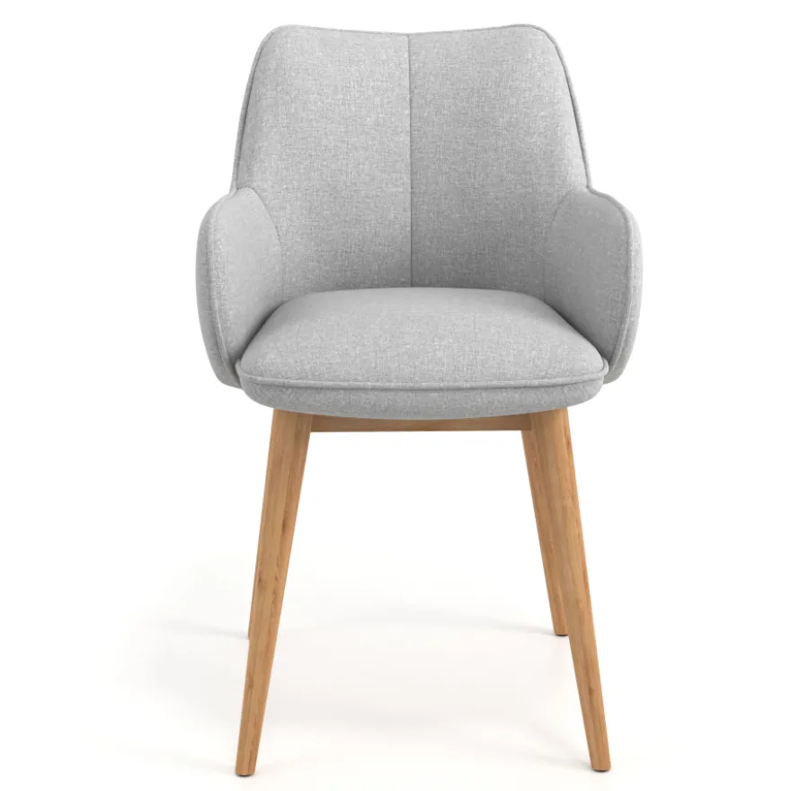 Sedia Nordica Nora, Gambe in legno, Certificata