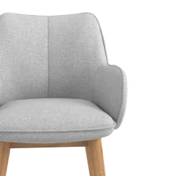 Sedia Nordica Nora, Gambe in legno, Certificata