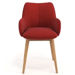Sedia Nordica Nora, Gambe in legno, Certificata