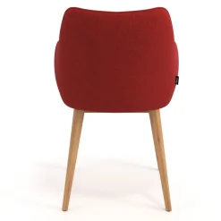 Sedia Nordica Nora, Gambe in legno, Certificata