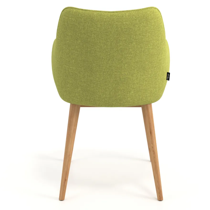 Sedia Nordica Nora, Gambe in legno, Certificata