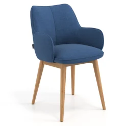 Sedia Nordica Nora, Gambe in legno, Certificata