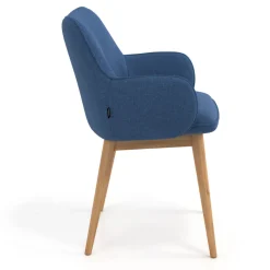 Sedia Nordica Nora, Gambe in legno, Certificata