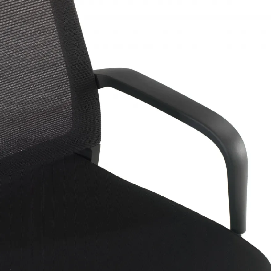 Sedia Ospiti Ufficio Bali, schienale in rete ergonomico