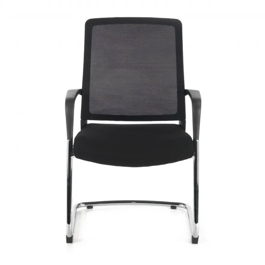 Sedia Ospiti Ufficio Bali, schienale in rete ergonomico