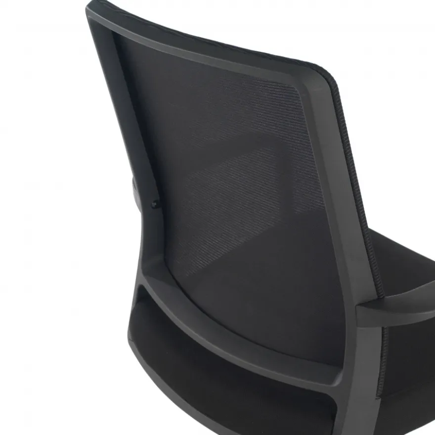 Sedia Ospiti Ufficio Bali, schienale in rete ergonomico
