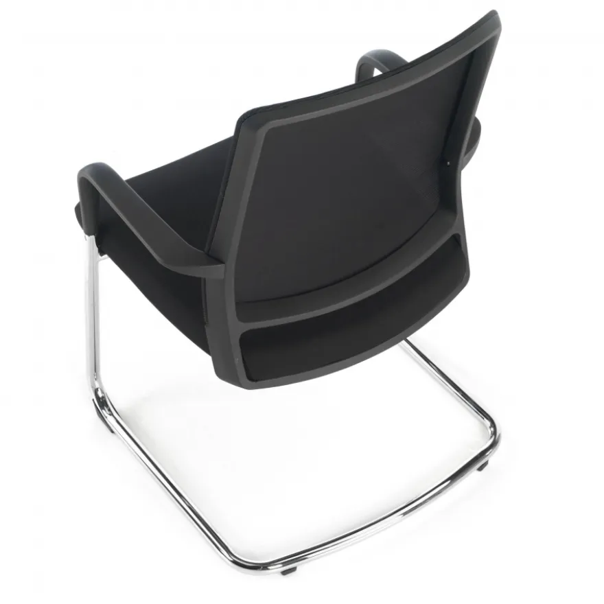 Sedia Ospiti Ufficio Bali, schienale in rete ergonomico