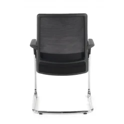 Sedia Ospiti Ufficio Bali, schienale in rete ergonomico