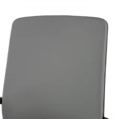 Sedia Ospiti Ufficio Bali, schienale ergonomico similpelle