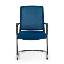 Sedia Ospiti Ufficio Bali, schienale in rete ergonomico