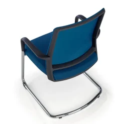 Sedia Ospiti Ufficio Bali, schienale in rete ergonomico