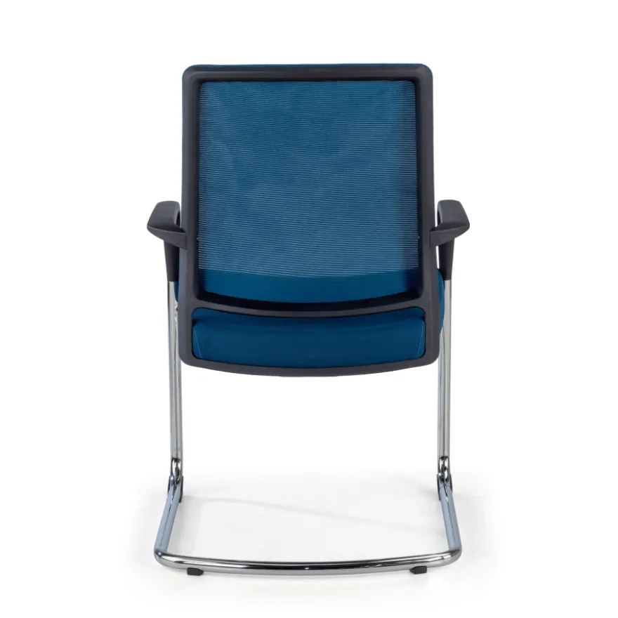 Sedia Ospiti Ufficio Bali, schienale in rete ergonomico
