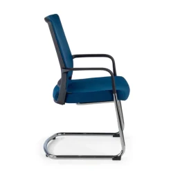 Sedia Ospiti Ufficio Bali, schienale in rete ergonomico