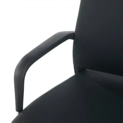 Sedia Ospiti Ufficio Bali, schienale ergonomico similpelle