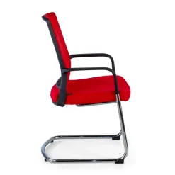 Sedia Ospiti Ufficio Bali, schienale in rete ergonomico