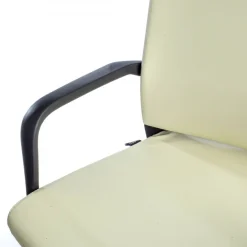 Sedia Ospiti Ufficio Bali, schienale ergonomico similpelle