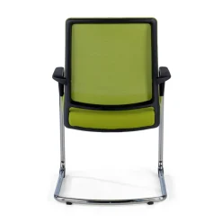 Sedia Ospiti Ufficio Bali, schienale in rete ergonomico