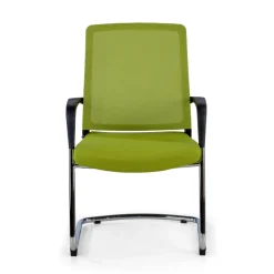Sedia Ospiti Ufficio Bali, schienale in rete ergonomico