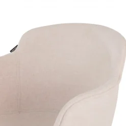 Sedia Ospiti Ufficio Laure, Gambe nere, Struttura in metallo, Imbottita