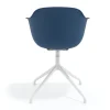 Sedia per Riunioni Alice, base piramidale