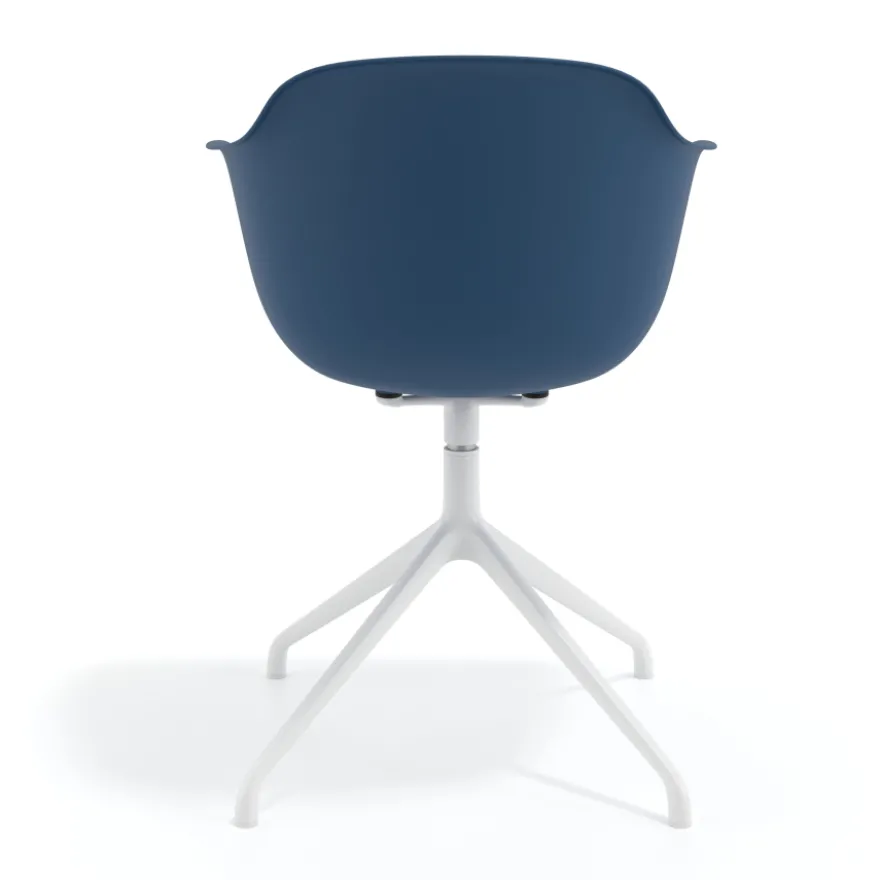 Sedia per Riunioni Alice, base piramidale