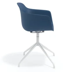 Sedia per Riunioni Alice, base piramidale