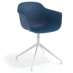 Sedia per Riunioni Alice, base piramidale