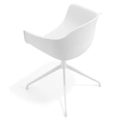 Sedia per Riunioni Alice, base piramidale