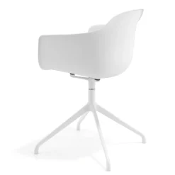 Sedia per Riunioni Alice, base piramidale