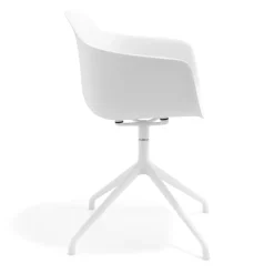 Sedia per Riunioni Alice, base piramidale