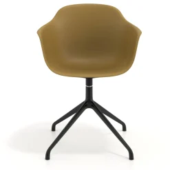Sedia per Riunioni Alice, base piramidale