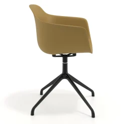Sedia per Riunioni Alice, base piramidale