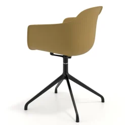 Sedia per Riunioni Alice, base piramidale