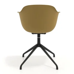 Sedia per Riunioni Alice, base piramidale