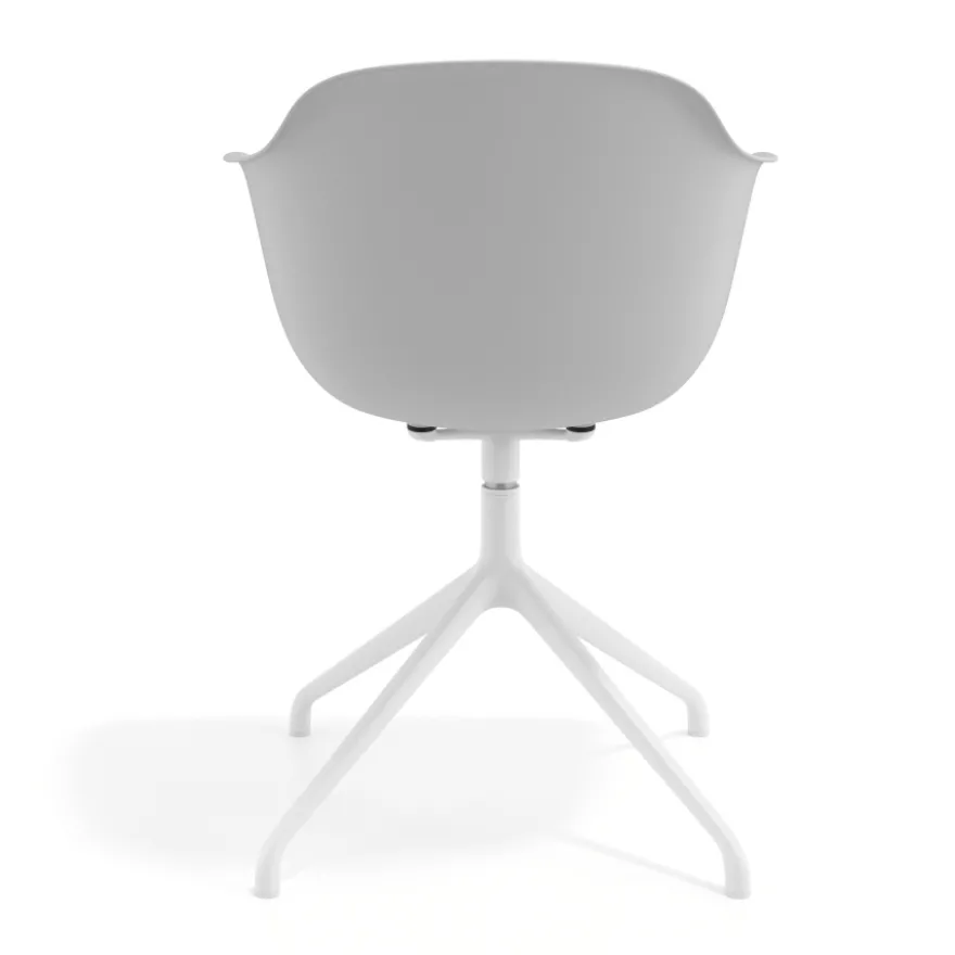 Sedia per Riunioni Alice, base piramidale