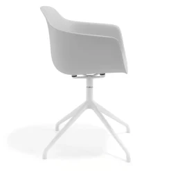 Sedia per Riunioni Alice, base piramidale