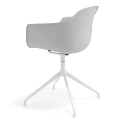 Sedia per Riunioni Alice, base piramidale