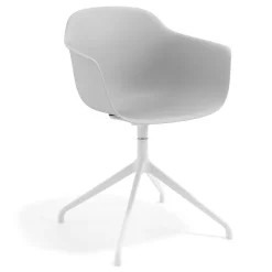 Sedia per Riunioni Alice, base piramidale