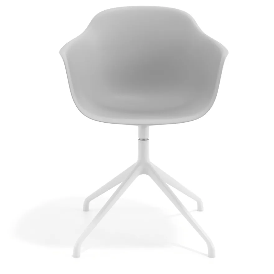 Sedia per Riunioni Alice, base piramidale