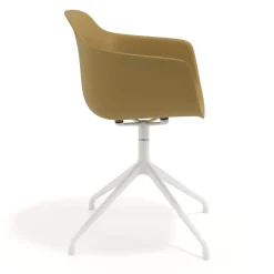Sedia per Riunioni Alice, base piramidale