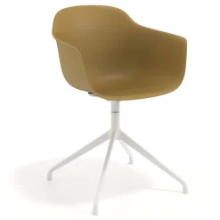 Sedia per Riunioni Alice, base piramidale